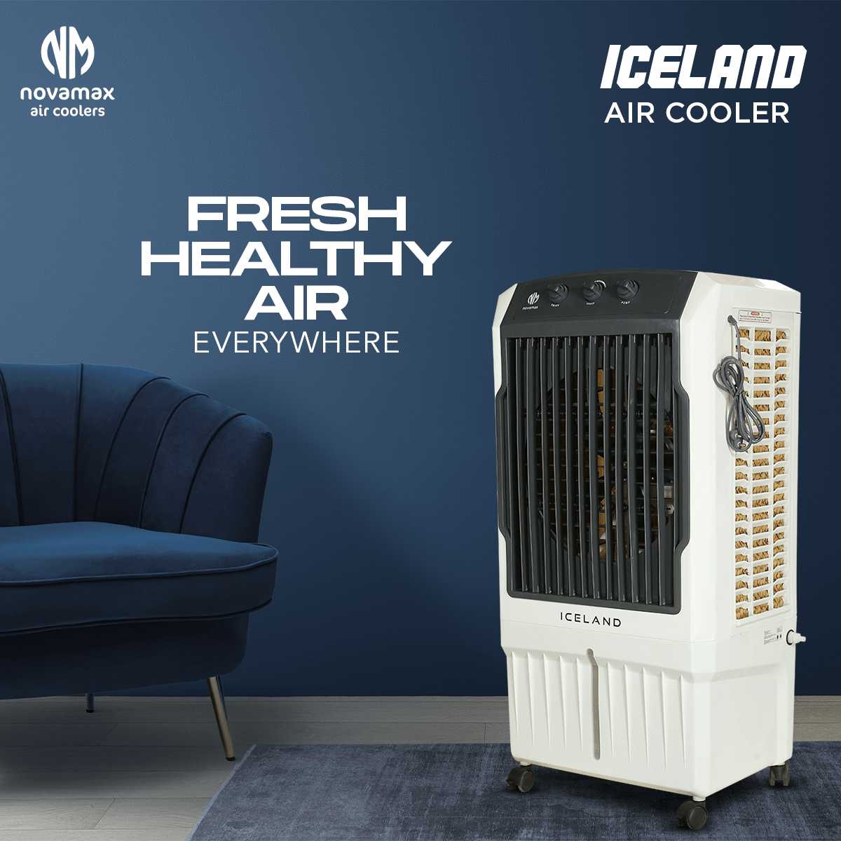 Novamax India Iceland air cooler: An energy-efficient air cooling option!