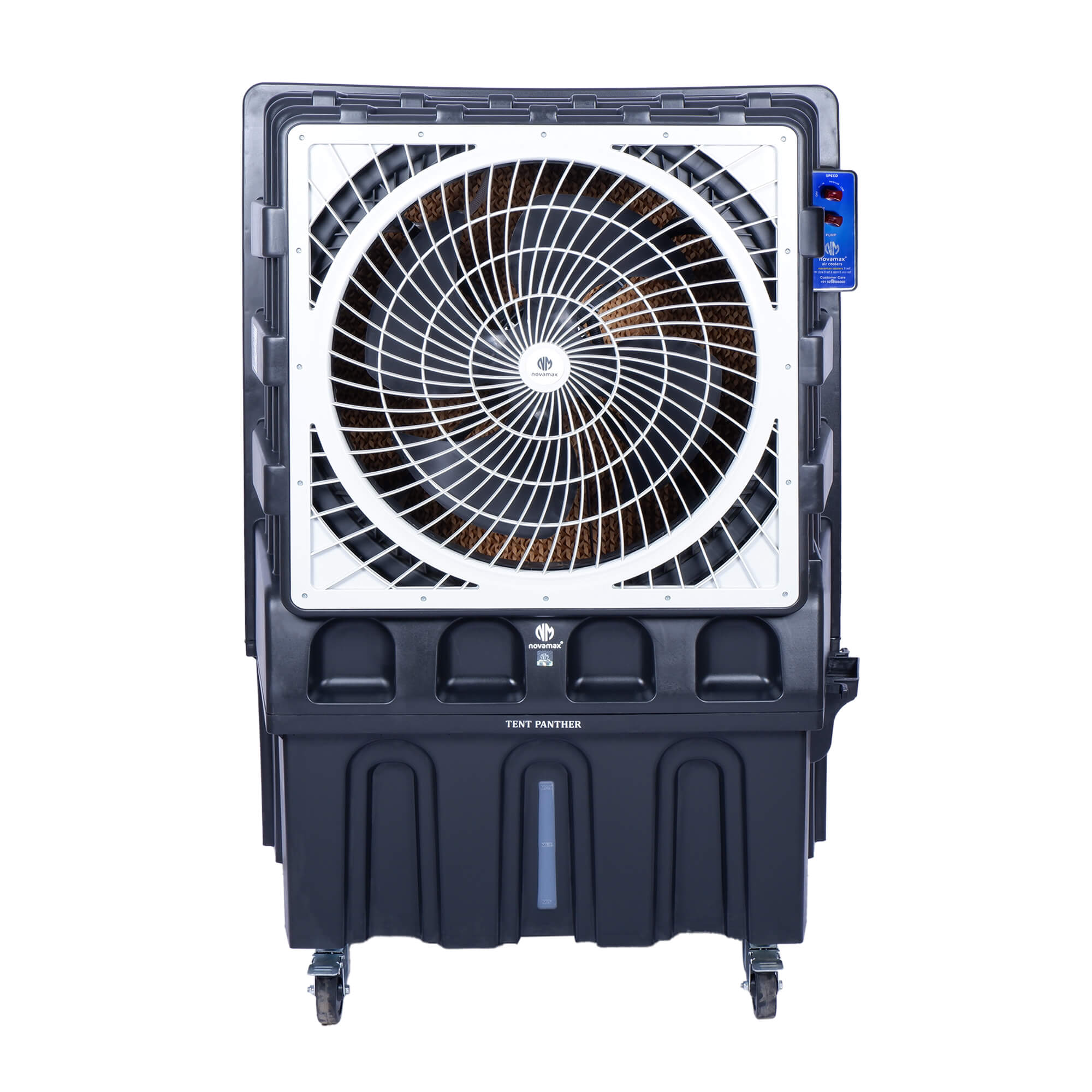 Novamax 150 L Commercial Air Cooler  (Grey, Tent Panther for Hall/Banquet/Commercial Space, Powerful Air Throw of 175 Ft.)