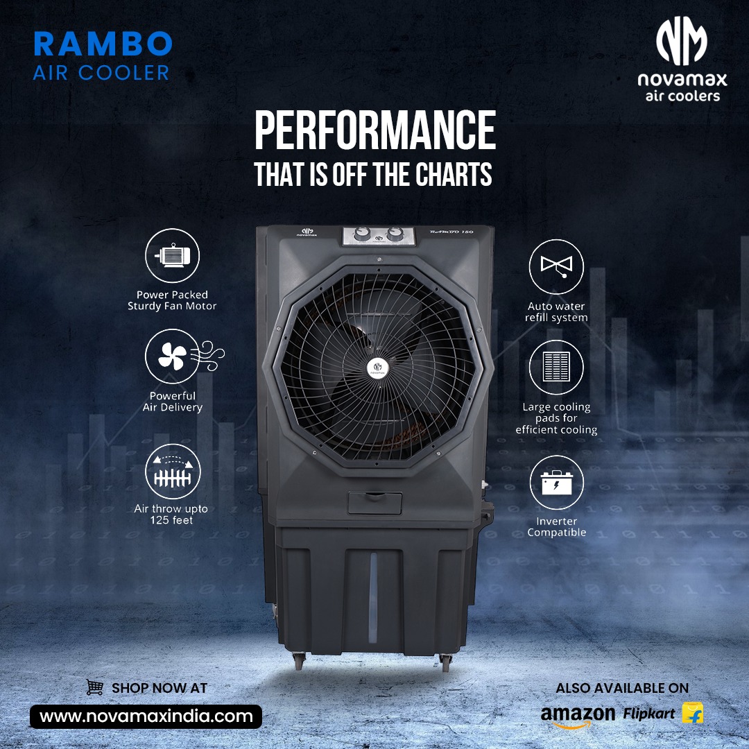 Cool Breeze Revolution : Introducing the Novamax Air Cooler for Ultimate Comfort